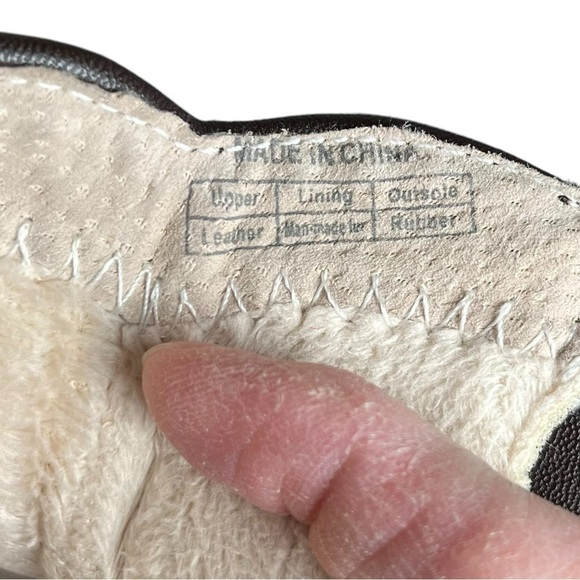 Squeak & Giggle Dark Brown Leather Zip Up Western Cowboy Boots Toddler Size ?? - Picture 9 of 13